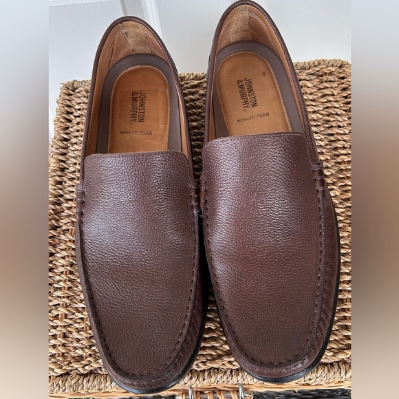Johnston & Murphy Men’s Driver Loafer Brown Size 12M‎ - Picture 1 of 13